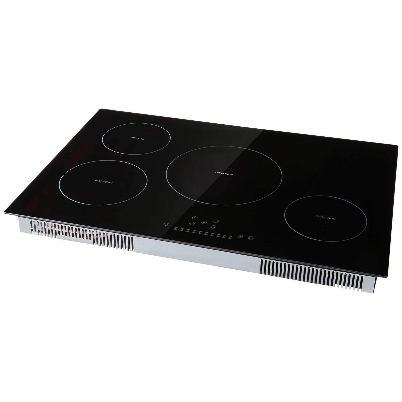 Electric Cooktop 4 Burners 30 Inch Induction Stove Top 7500W 9 Level LED Touch Screen Child Lock Over Heat Protection
