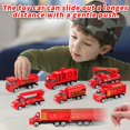 thumbnail image 5 of Camión de bomberos de juguete Bloolilies fundido a presión, paquete de 6 para niños de 3 a 5 años, 5 of 5