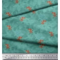 thumbnail image 3 of Soimoi Cotton Cambric Fabric Leaves & Floral Artistic Fabric Prints By Yard 56 Inch Wide, 3 of 3