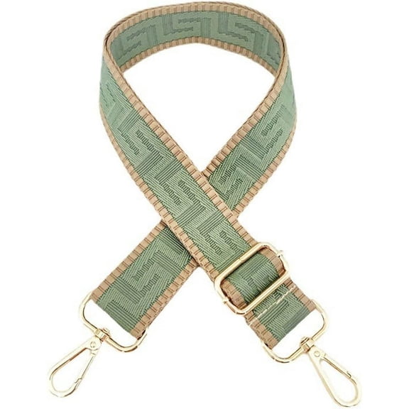 Kukuzhu 1.5" Wide Purse Strap Guitar Style Replacement Strap Adjustable Jacquard Crossbody Bag Strap Handbag Strap for Women