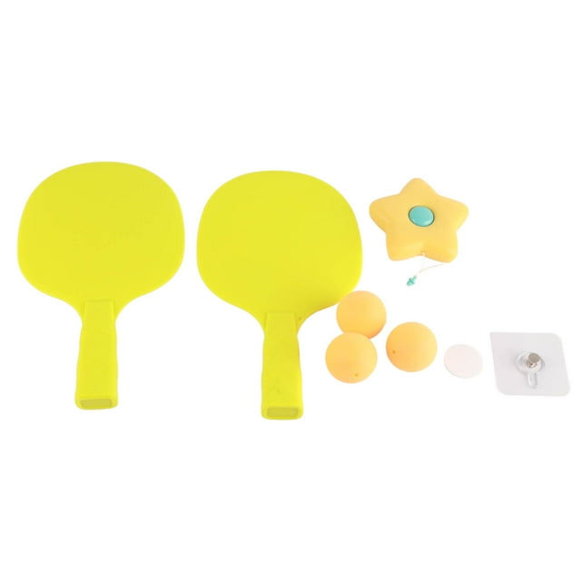 Kit d'Entraînement de Tennis de Table Suspendu avec Hôte Rétractable Assemblage Facile pour Jeux Interactifs Parent-Enfant