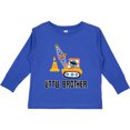 thumbnail image 3 of Inktastic Little Brother Construction Truck Boys Boys Long Sleeve Toddler T-Shirt, 3 of 5