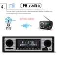 thumbnail image 4 of Vintage Car Radio Bluetooth MP3 Player AUX Classic Cars Stereo + Remote Control, 4 of 11