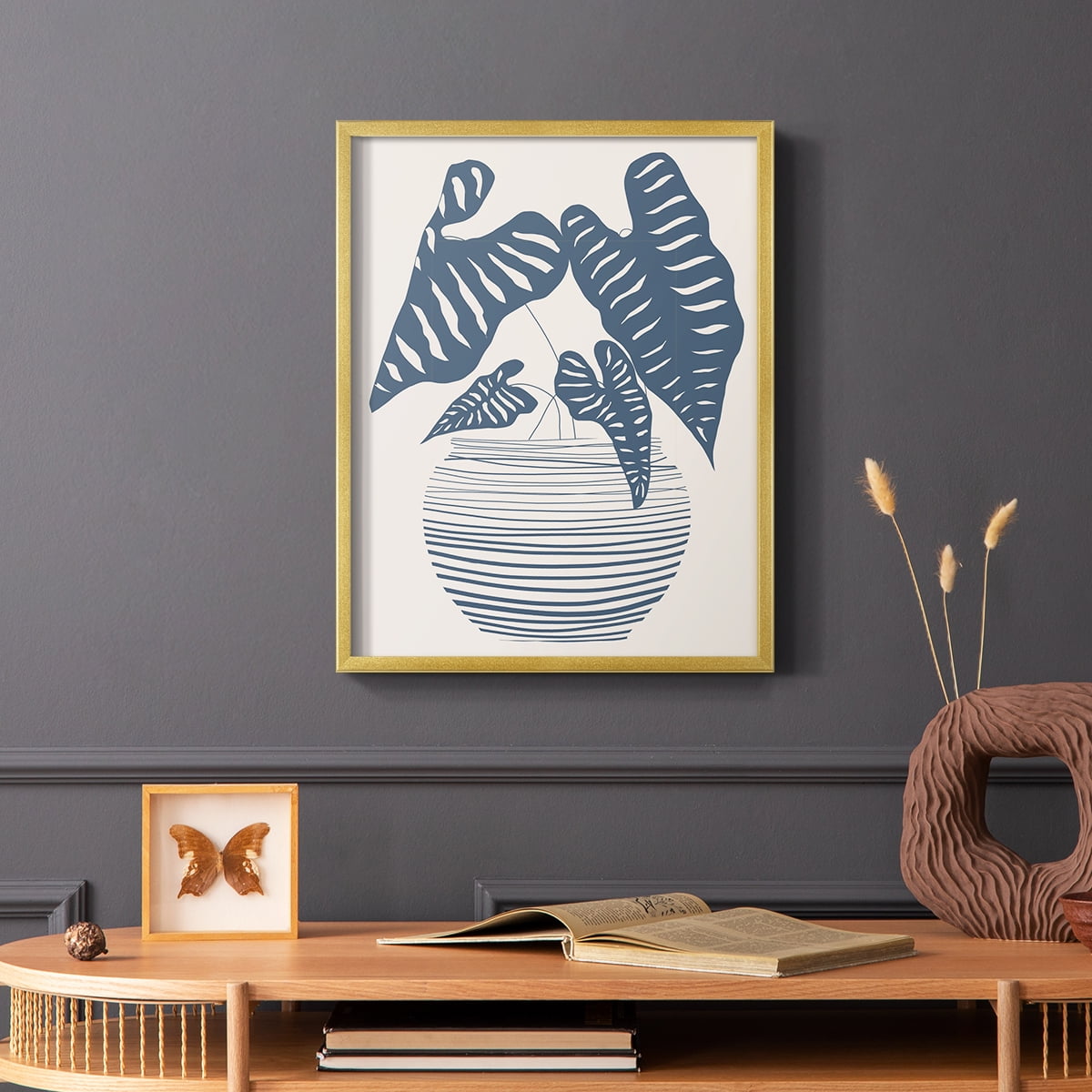 Wired in Monochrome I Framed Print - Solid Wood in Single Picture Frame Solid Wood 2 Framed Print