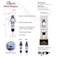 thumbnail image 6 of Puzzled Reusable Penguin Wine Stopper with LED Glass, 5 inches, Multi Color, 6 of 7