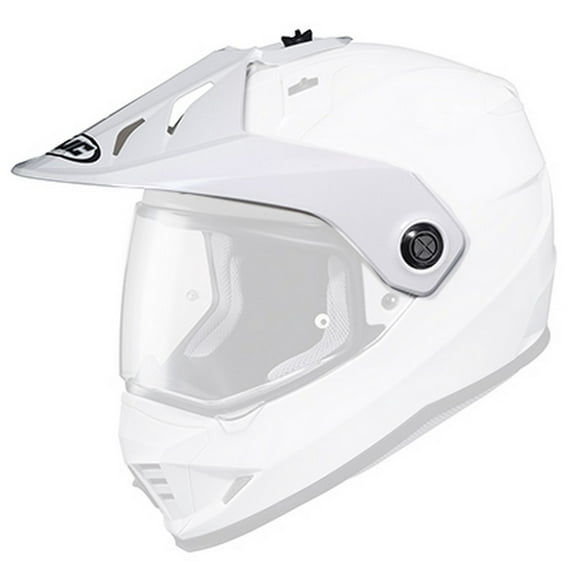 HJC DS-X1 Helmet Visor/Peak White
