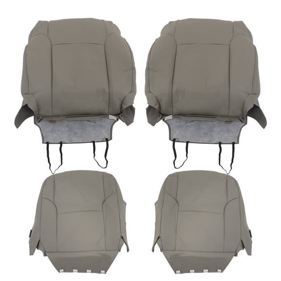 Driver Passenger Leather Seat Cover Gray For Toyota 4Runner Limited 2003-2009