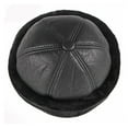 thumbnail image 5 of Thick Outdoor Warm Winter Hat Men Black Fur Leather Male Windproof Snow Ski Cap Fleece Lined ,Fashion Design, 5 of 7