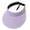 Purple, variant on Sun Visor Hats for Women Wide Brim UV Protection Adjustable Large Golf Beach Cap Packable Travel Sport Visor/Pink