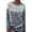 Grey #808, variant on Bovemsi Sweaters for Women Cozy Women's Knitted Isle Print Retro Sweater Casual Loose Crewneck Long Sleeve Cropped Pullover Tops Fall Sweaters