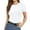 White, variant on Womens Summer Tops Soft Pullover Ladies Running Tops Womens Spandex Tee Shirt V Neck Sweaters Women plus Size Star Shirt Long Athletic Top Cute Shirts for Women Trendy on Clearance White L