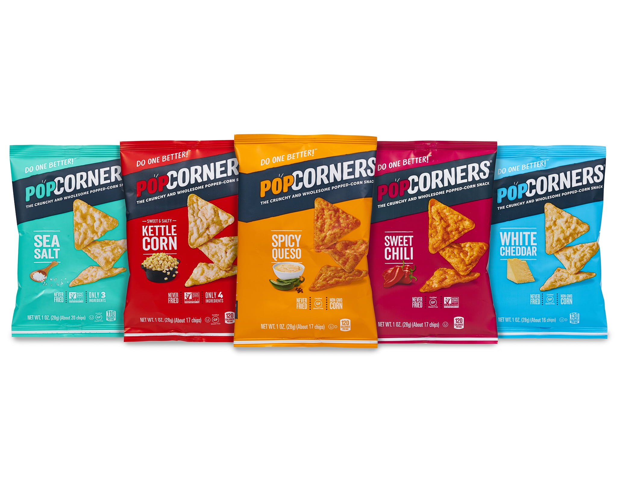 PopCorners PoppedCorn Snack 20 x 1 oz. Variety Pack