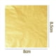 thumbnail image 2 of 400 Piezas Hojas de Lámina de para Arte Copos Dorados Copos de Hojas de Multiusos Copos de 8,5 X 8 cm, 2 of 7