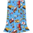 thumbnail image 2 of Ultra-Soft Microfiber Throw Blanket Fuzzy Fleece Blanket for Adults Kids Gift Couch, Sofa, Bed Butterfly Floral 50"x40", 2 of 6