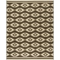 thumbnail image 2 of SAFAVIEH Linden Celandine Geometric Area Rug, Cream/Brown, 9' x 12', 2 of 7