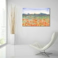 thumbnail image 6 of Epic Art 'Poppy Meadow' by Carissa Luminess, Acrylic Glass Wall Art, 36"x24", 6 of 8
