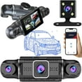 thumbnail image 1 of Estbridge 4-Channel 1080P Car Recorder  Driving Security 4-Channel 1080P Car Recorder 360° View 4 Channel Dash Cam  Multi-Ch Dash Camera (Four Cameras with WiFi and GPS), 1 of 7
