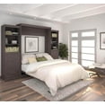 thumbnail image 2 of Bestar Pur Lit Escamotable Mural Format Grand de 115 Pouces avec 2 Unités de Rangement - Offert en 3 Couleurs, 2 of 4