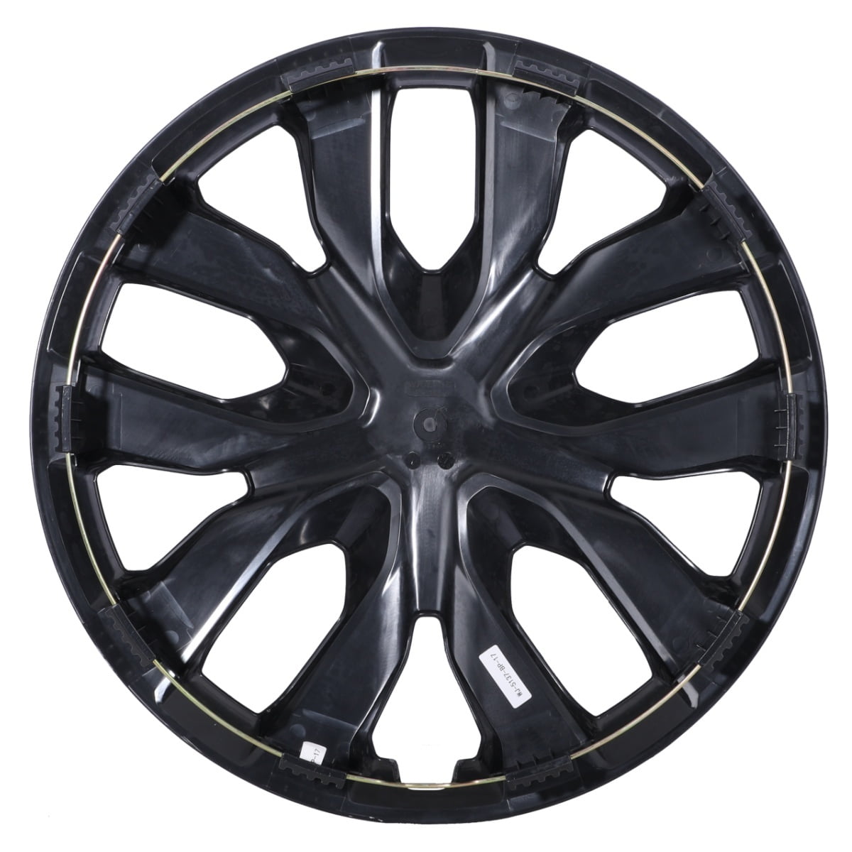 (4 Pack)17" Hubcaps Wheel Rims Cover for 2014-2020 Nissan Rogue Compatible with Steel Wheels Snap on Installation ABS+PC Material(17-inch,Black Matte)