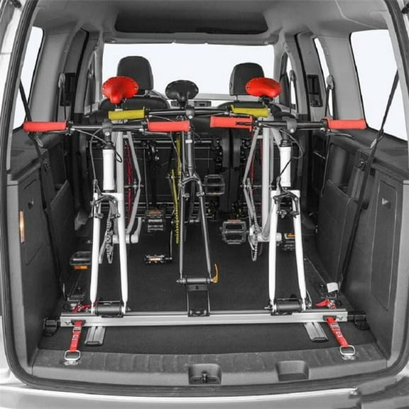 OMAC USA G003964 Aluminum Interior Cargo Trunk Mount 3-Bike Carrier Rack for 2024 Ineos Grenadier