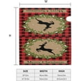 thumbnail image 6 of Merry Christmas Mailbox Cover Magnetic Winter Deer Mailbox Wraps Post Box Cover Décor 21x18 in, 6 of 7