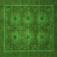 thumbnail image 1 of Ahgly Company Indoor Square Abstract Green Modern Area Rugs, 6' Square, 1 of 4