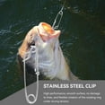 thumbnail image 3 of ABCISI 10pcs Long Line Snap Clips, Stainless Steel Fishing Line Clips Trotline Clips Decoy Clips Fishing Snap Hook Terminal Tackle Baits Clip Branch Hanger Snap Tuna Clips, 3 of 9