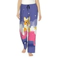 thumbnail image 2 of Goofa Dog Washes in a Pink Bath Printed Soft Pajama Pants for Women, Wide Leg Comfy Casual Lounge Yoga Pants-Small, 2 of 9