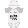thumbnail image 3 of Inktastic My Sister is a Doctor and a Hero Boys or Girls Baby Bodysuit, 3 of 5