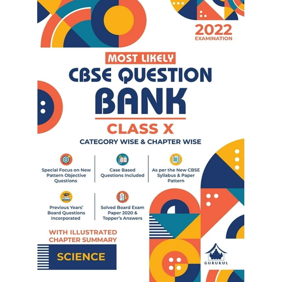 Most Likely Question Bank - Science: CBSE Class 10 for 2022 Examination, (Paperback)