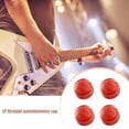 thumbnail image 3 of 4 Uds. Tapa Perilla Guitarra Eléctrica Botón Tono Volumen para EPI LP () Rojo, 3 of 9