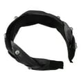 thumbnail image 6 of Unique Bargains 1 Pc Braided Faux Pearl Velvet Headband Headwear Hairband for Women 1.2 Inch Wide Black, 6 of 7