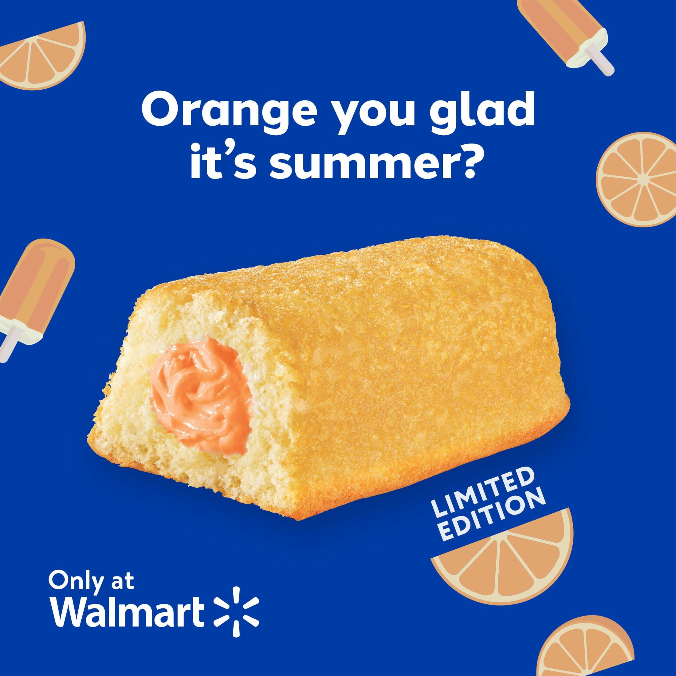 Hostess Twinkies, Golden Sponge Cakes with Orange Crème Pop Artificially Flavored Filling, 10.86 oz Box (8 Pouches)