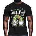 thumbnail image 2 of Camisetas informales de manga corta con trébol y gnomo del Día de San Patricio para hombre, camisetas gráficas, 2 of 8