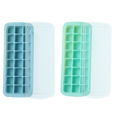 thumbnail image 1 of 2 moldes para cubitos de hielo hechos en casa - 24 rejillas (verde frijol claro) + 24 rejillas (azul lago) MFZFUKR CPB-US-CJZ199-5, 1 of 5