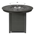 thumbnail image 6 of WestinTrends Helios 47" Modern Outdoor Patio Propane Round Counter Height Fire Pit Table (Rocks Not Included), Gray, 6 of 14