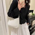 thumbnail image 3 of Bolsa De Hombro Bolsa de hombro para mujer Bolsa de mano Patrón de cocodrilo Cuero de PU Elegante embrague Blanco Sywqhk Para Estrenar, 3 of 4