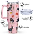 thumbnail image 3 of Gift for Dog Lovers Cute Dog Tumbler for Women - 40oz Dog Tumblers with Handle Straw and Lid Tumbler Cup Travel Coffee Mug, 3 of 7