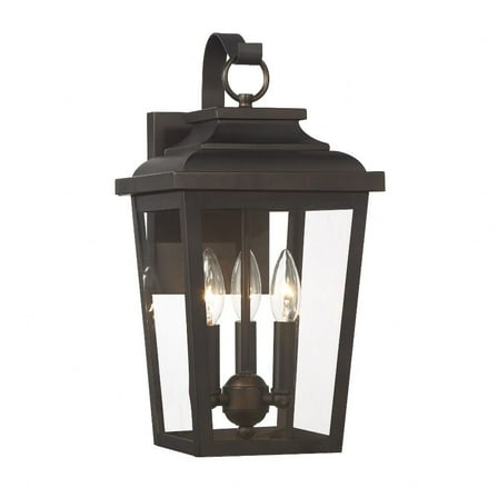 Minka Lavery - Irvington Manor - 3 Light Outdoor Wall Mount-16.75 Inches Tall