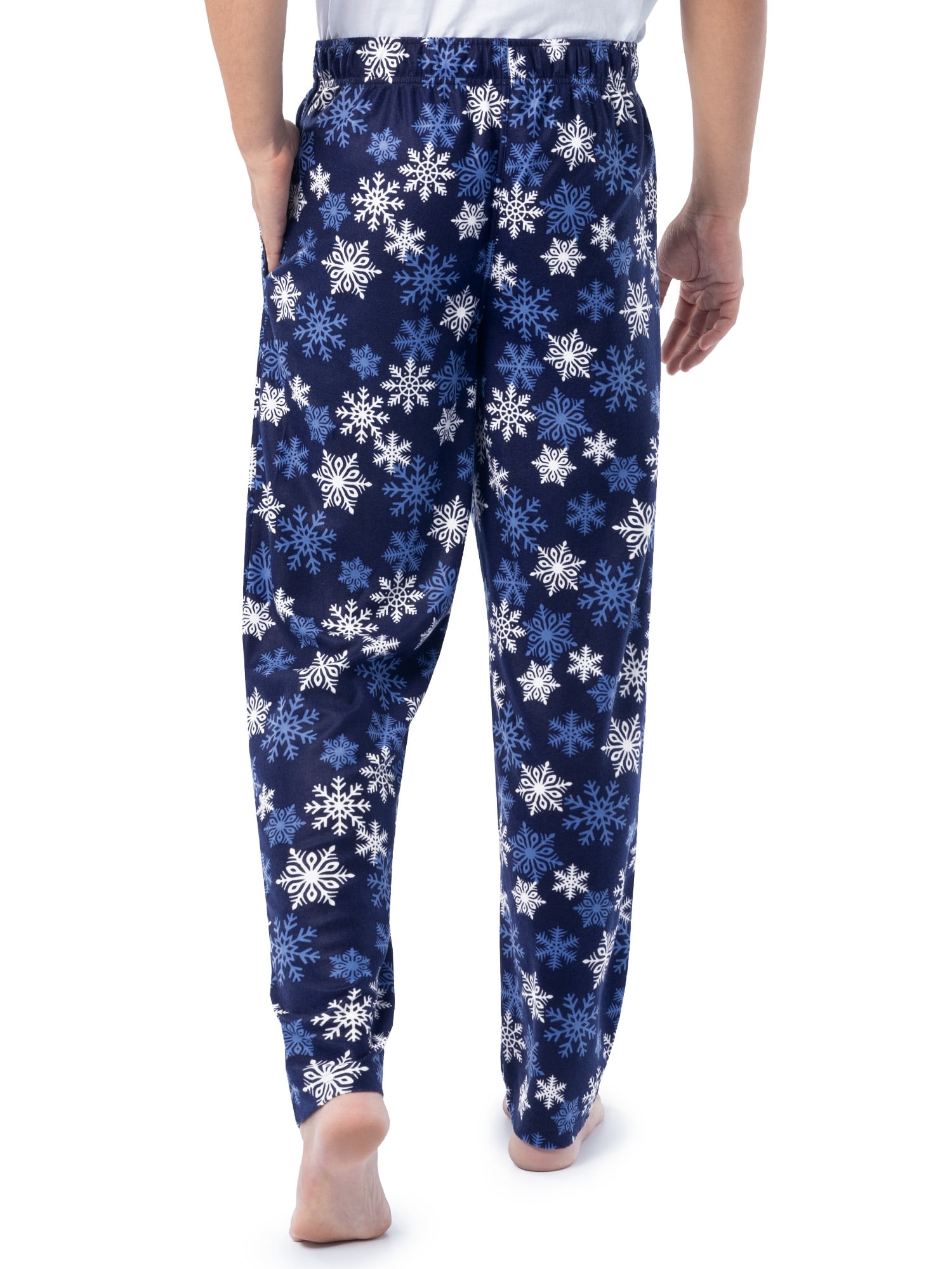 Fruit of the Loom Men's Matte Fleece Holiday Print Pajama Pants, Sizes S-5XL