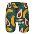 thumbnail image 3 of Fotbe Banana And Avocado Trajes de Baño Estampados para Hombre, Shorts de Verano de Secado Rápido, Ropa de Playa, Bañadores-XX-Large, 3 of 6