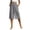 #193-Gray, variant on Roncen Womens Linen Palazzo Capri Pants Boho Summer Smocked High Waist Wide Leg Casual Loose Trousers with Pockets Flowy Pants