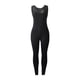 thumbnail image 1 of Gibobby Trajes de entrenamiento Pantalones de yoga de diseño hueco sin espalda sin mangas negros Mono de malla Pantalones casuales Pantalones deportivos Mono(Negro, S), 1 of 5