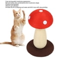 thumbnail image 3 of Cat Scratch Pad, Interactive Easy Installation Sisal Soft Mushroom Shaped Cat Scratch Pad  For Cat For Pet Supplies, 3 of 8