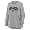 thumbnail image 4 of Women's Fanatics Heather Gray Denver Broncos Hometown Legacy Long Sleeve T-Shirt, 4 of 5