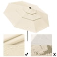 thumbnail image 2 of Yescom 11 Ft 3 Tier Patio Umbrella with Solar Powered LED Crank Tilt Button, 2 of 11