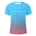 thumbnail image 4 of YAYUBA Mens Short Sleeve T-Shirts Casual Graphic Gradient Printed Tee Crewneck Summer Beach Hawaiian Vintage Shirts Light Blue M, 4 of 4