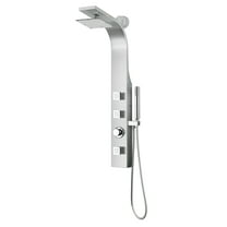 Anzzi Sp-Az8106 Silent Thermostatic And Pressure Balanced Shower Panel - Silver