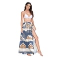 thumbnail image 2 of FORMRS Womens Beach Sarong Semi-Sheer Bikini Wrap Skirt Swimsuit Cover-ups, Winter Village, 2 of 7