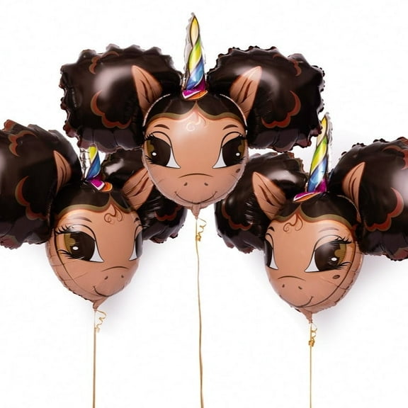 Alexis Unicorn Jumbo 30 inch Foil Balloon - 3 pack